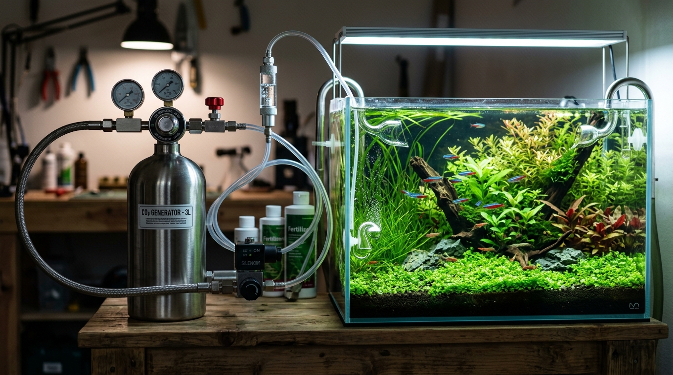 Best DIY Pressurized Aquarium CO2 Generator Systems for Lush Planted Aquascapes