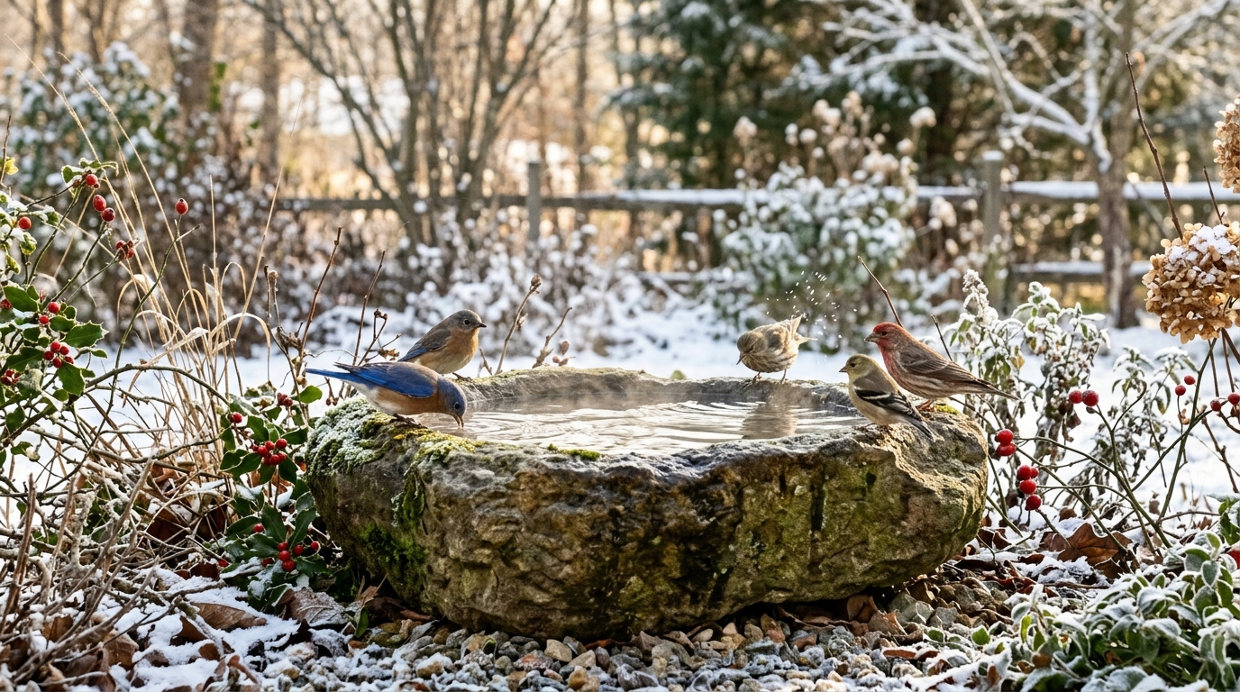 Best Heated Bird Baths & De-Icers: Keep Wild Birds Hydrated in Freezing Winter