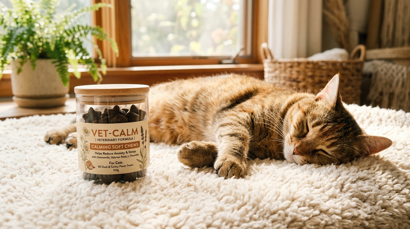 Best Cat Calming Treats: Vet-Formulated Soft Chews for Anxiety & Travel