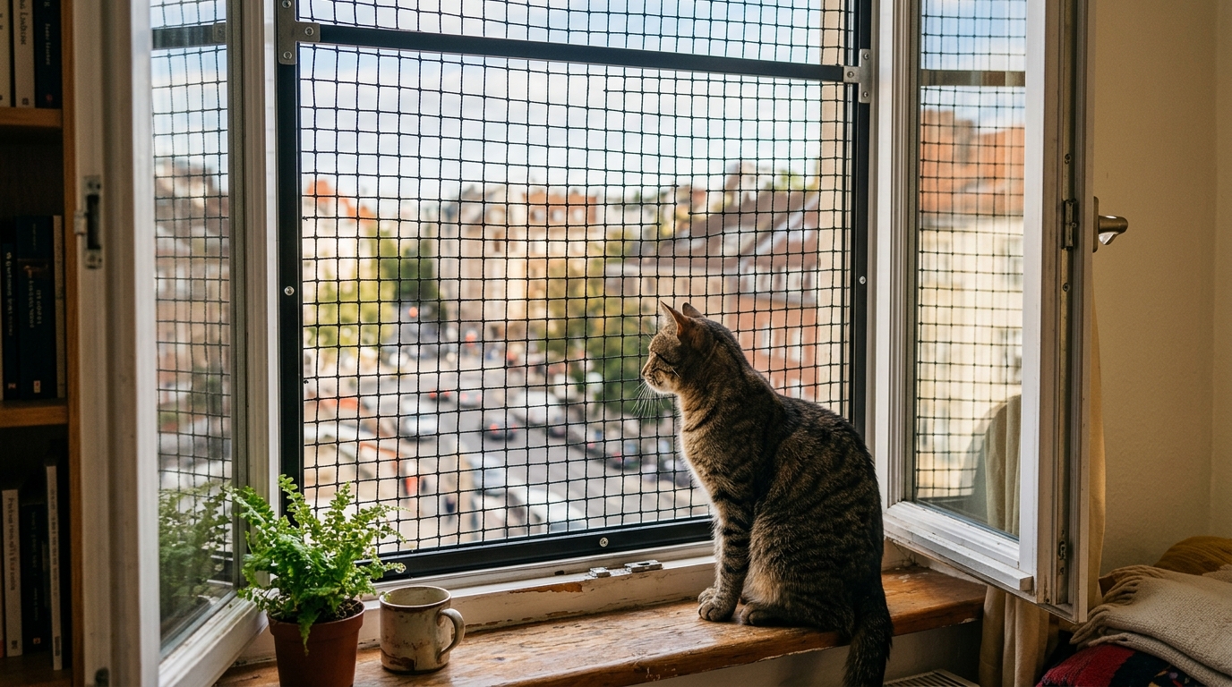 Cat Safety Screens for Windows: Preventing High-Rise Syndrome