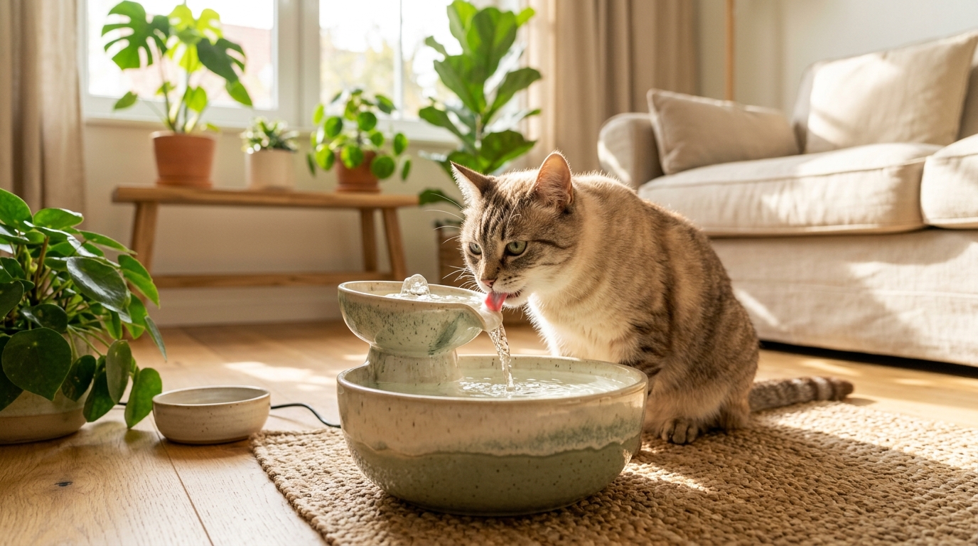 Why Your Cat Desperately Needs a Water Fountain
