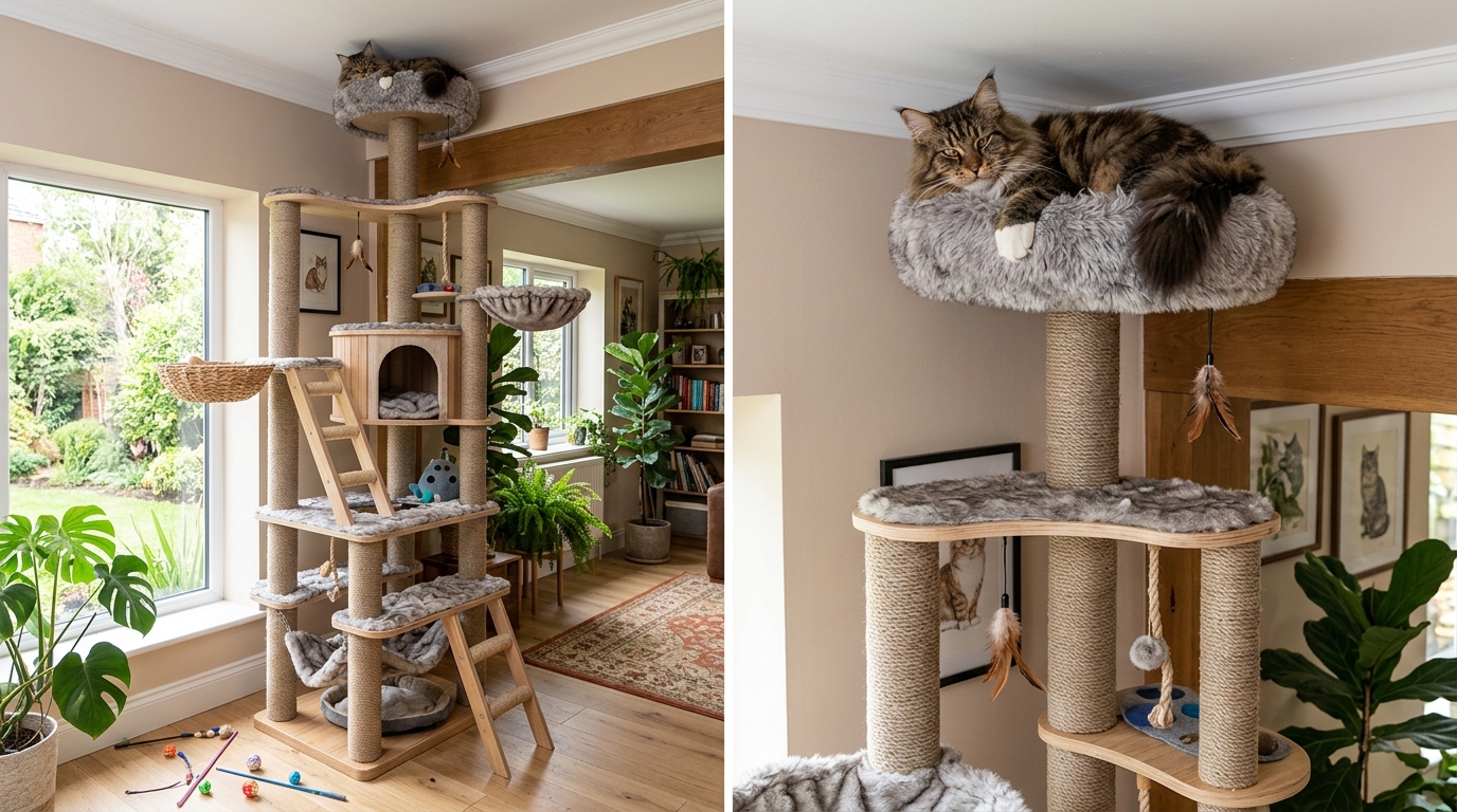 Best Wall-Mounted Cat Shelves & Climbing Bridges for High-Energy Cats